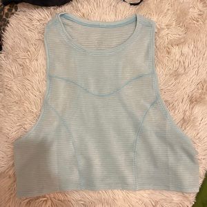 Lulu lemon cropped workout top